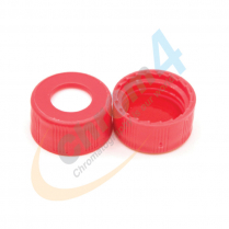 Cap Screw 9mm Red Ribbed Red PTFE/White Silicone