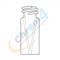 300µL PP Screw Vial, 12 x 32mm 9mm Thread