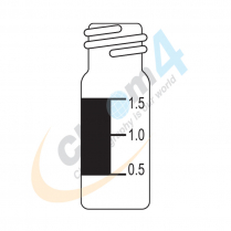 2mL Clear Glass Vial Marking Spot, 12 x 32mm, 10-425 Thread