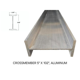 CROSSMEMBER ALUMINUM 5" X 102"