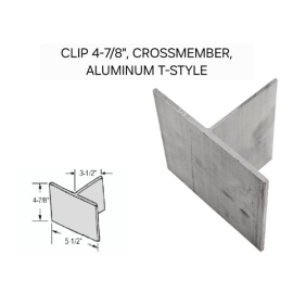 CROSSMEMBER CLIP ALUMINUM T 4-7/8"