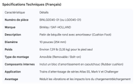 BINKLEY ROUND CUSHION FOOT SHOE