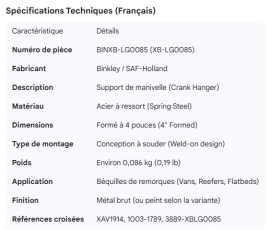 BINKLEY HANDLE HOLDER (SPRING STEEL)