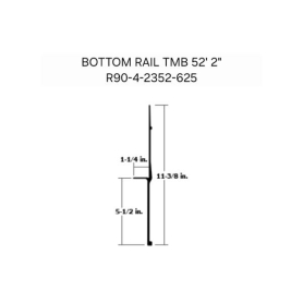 TRAILMOBILE BOTTOM RAIL 52' 90-4-2352