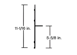 UTILITY BOTTOM RAIL 3000R 52' 1-6650-149