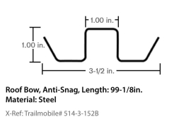 TRAILMOBILE ROOF BOW 99.125" 514-3-152B