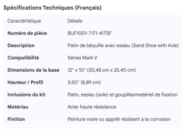 SAND SHOE WITH AXLE MARK V 12" X 10" X 3.50"
