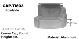TRAILMOBILE CORNER CAP LH 7511-A1-06L