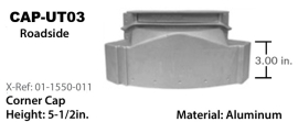 UTILITY CORNER CAP 1-1550-011