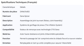 DANA ROTARY JOINT ASSEMBLY