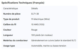 WIRE RED 10G 100' ROLL