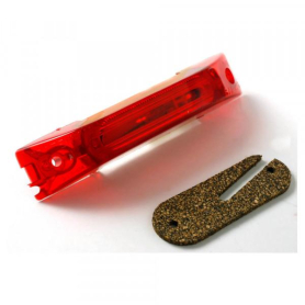 GROTE CLEARANCE MARKER RED TURTLEBACK THIN LINE