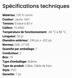 GROTE 2 WAY WIRE FLAT 2/10 GA (50')
