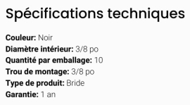 GROTE WIRE & CABLE CLIP 3/8" (10)