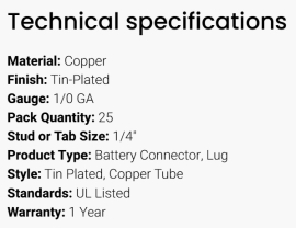 GROTE BATTERY CONNECTOR