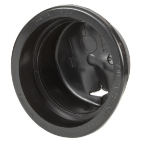 GROTE GROMMET BLK 4" CLOSED BACK