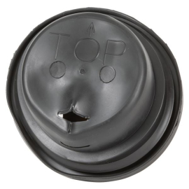 GROTE GROMMET BLK 4" CLOSED BACK