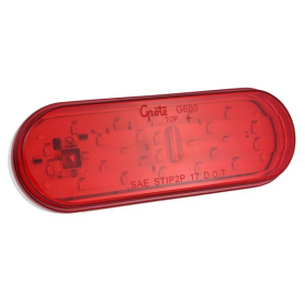 GROTE HI COUNT OVAL LED STT LIGHT RED