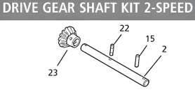 HOLLAND MARK V SHIFT SHAFT REPAIR KIT
