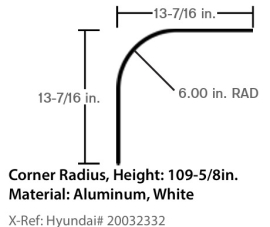 HYUNDAI CORNER RADIUS PPW 6"