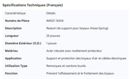 HOSE SPRING 25"X1"O.D.