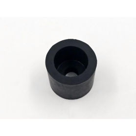 DOOR BUMPER 2-1/2" DIA X 1" H X 3/8" HOLE