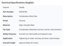 KINEDYNE RATCHET STRAP 2" X 27'