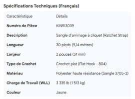 KINEDYNE STRAP 30' RATCHET W/804 3705-2