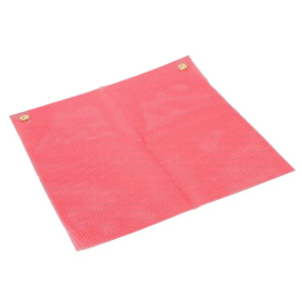 KINEDYNE FLAG RED VINYL MESH 18" X 18"