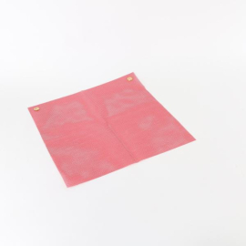 KINEDYNE FLAG RED VINYL MESH 18" X 18"