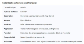 KYSOR WESTRAN TOP COVER