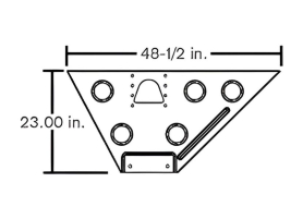 UTILITY WING PLATE LH 3-1103-077