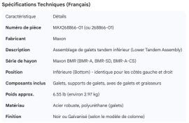 MAXON TANDEM ASSY WITH ROLLERS BMR