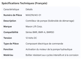 MAXON BMR PUMP CONTROLER