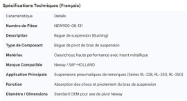 NEWAY SUSPENSION BUSHING