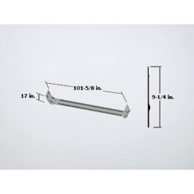 GRAT-DANE FRONT BOTTOM CLOSURE RAIL 102" 41200892001