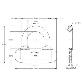 PREMIER SAFETY CHAIN BRACKET