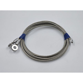 PROPAR DOOR CABLE SS 97", 5/16" EYE (1 PAIR = 2 CABLES)