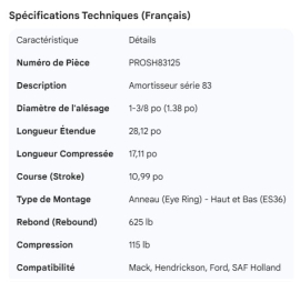 PROPAR SHOCK ABSORBER