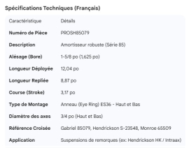 PROPAR SHOCK ABSORBER