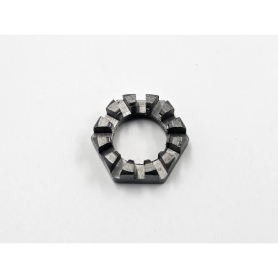 AXLE SPINDLE NUT 1" - 14 CASTLEADED 6 SLOT