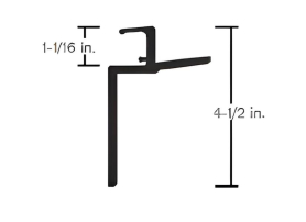 UTILITY TOP RAIL 1-6650-179