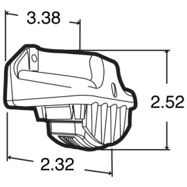 TRUCK LITE LICENCE LIGHT COMPLETE