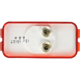 TRUCK LITE 1X2 RECTANGULAR SEALED RED