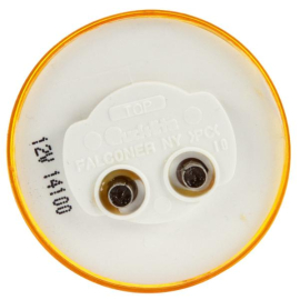 TRUCK LITE 2" ROUND SEALED AMBER