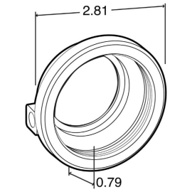 TRUCK LITE CLOSED BACK GROMMET