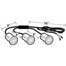 TRUCK LITE MODEL 33 LED LIGHT ASSY (5 LIGHTS)