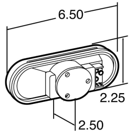 TRUCK LITE STOP/TAIL/TURN LAMP AMBER