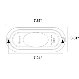 TRUCK LITE LED MID TURN AMBER