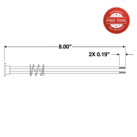 TRUCK LITE DOUBLE SOCKET LIGHT PIGTAIL